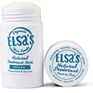 Elda’s Organic Natural Deodorant Stick Ocean Papermint & Tea Tree New